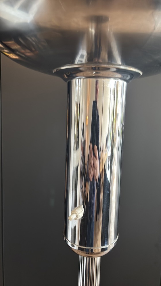 Image 1 of Lámpara de pie Art Déco cromada de los años 30