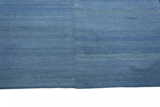 Image 1 of Handgewebter Designer-Kelim – 311 x 217 cm – Modernes Streifendesign aus Wolle