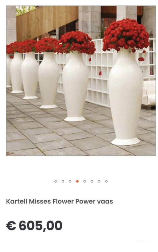 KARTELL Misses Flower Power vase (outdoor/indoor)