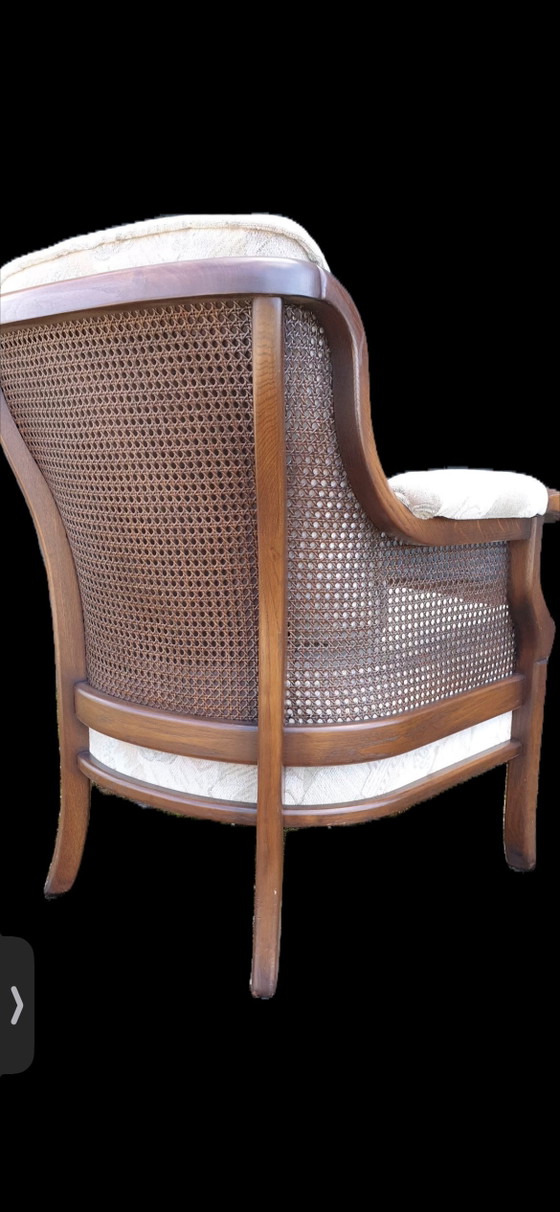Image 1 of 4 Eichensessel mit Wollmohair
