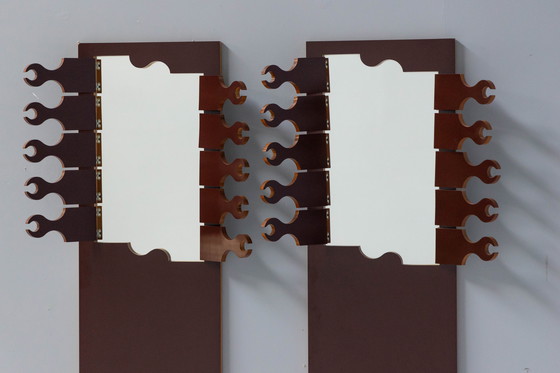 Image 1 of Appendiabiti con specchio 'Scorpion' di Anonima Design per Bonetto, Italia, anni '70