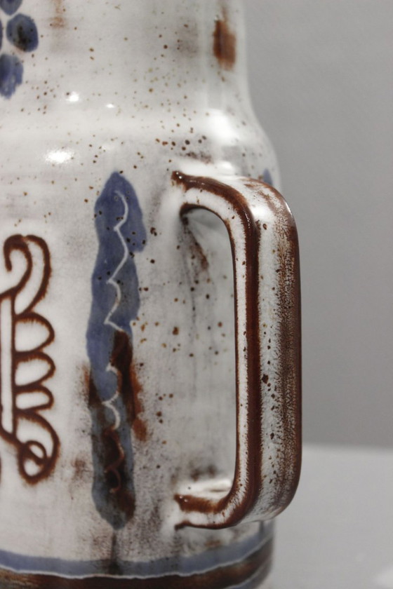 Image 1 of Michel Barbier a Vallauris - Brocca con rara doppia decorazione, Francia, anni '50