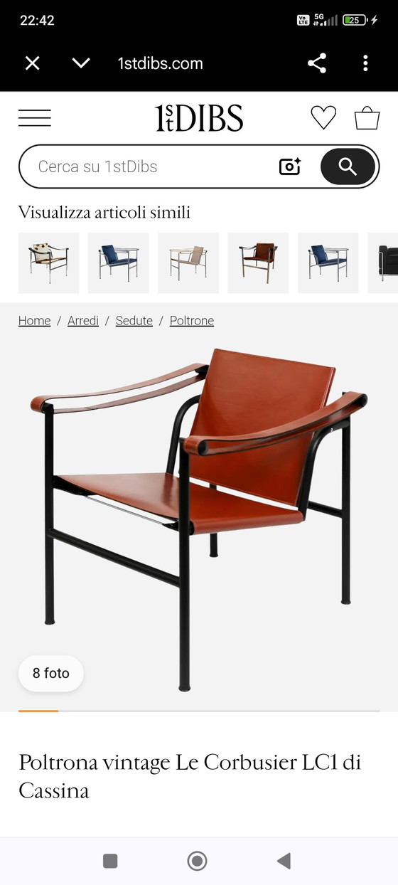 Le Corbusier Stühle – Beistellstühle, Leather (photo 2 of 13)