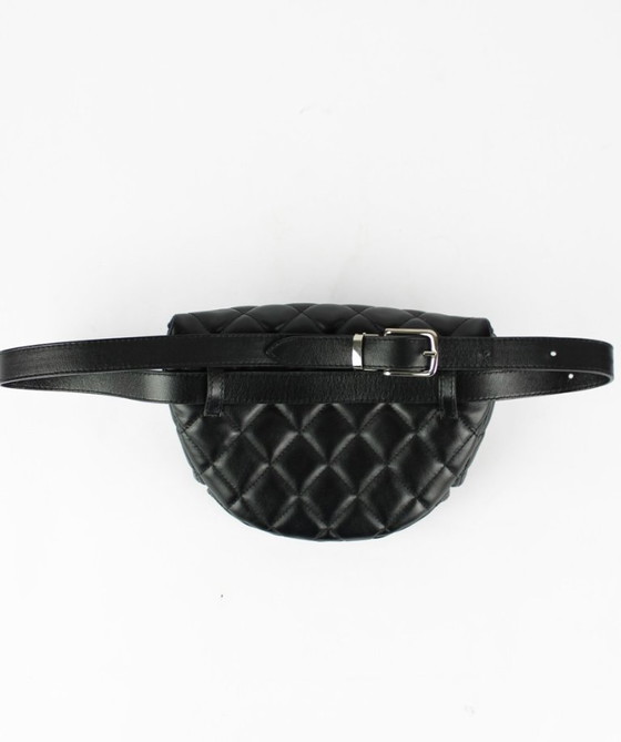 Image 1 of Chanel Belt Bag Black Quilted Lambskin