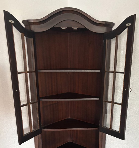 Image 1 of tall corner cabinet