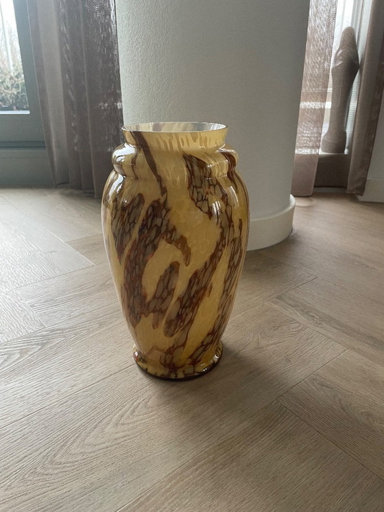 Image 1 of Vase Art Déco Verrerie de Scailmont Belgique