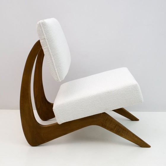 Image 1 of Paar Midcentury-Loungesessel aus Walnussholz von Adrian Pearsall für Craft Associates