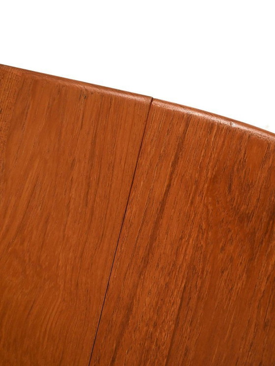 Image 1 of Round extendable teak table by Svante Skogh