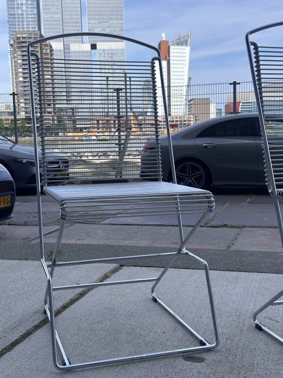Image 1 of 2 chaises Kreuzschwinger Till Behrens vintage
