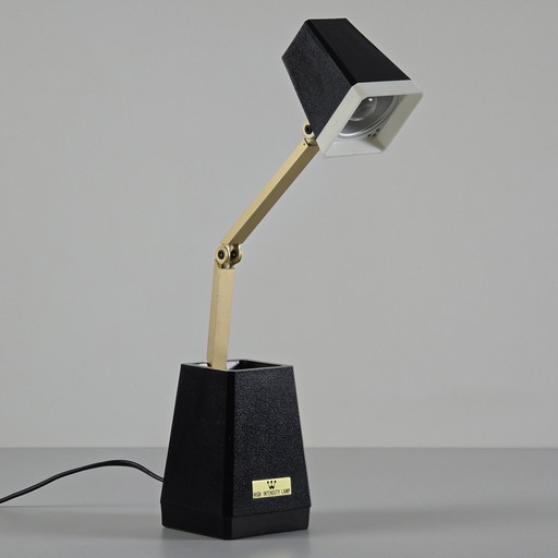 Vintage 1980S Windsor Hi/Lo Intensity Telescopic Adjustable Antenna Desk Lamp.