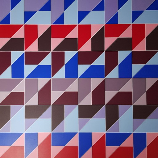 Modern abstract art - 6 x 24 - 20221014 – schilderijen tekeningen, Canvas (photo 2 of 9)