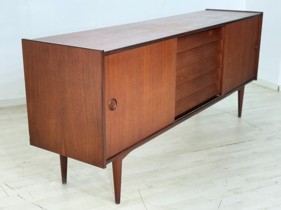 Image 1 of Scandinavian Design - Hugo Troeds / Teak Sideboard / Vintage Sideboard / 1960s Sideboard