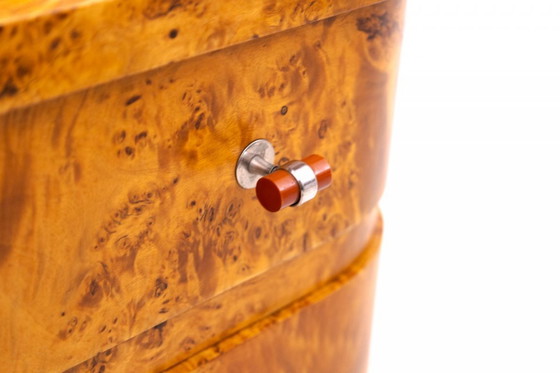 Image 1 of Mesillas de noche Art Déco, Polonia, hacia 1930.