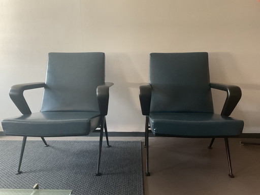 Two Original Repose Armchairs Friso Kramer