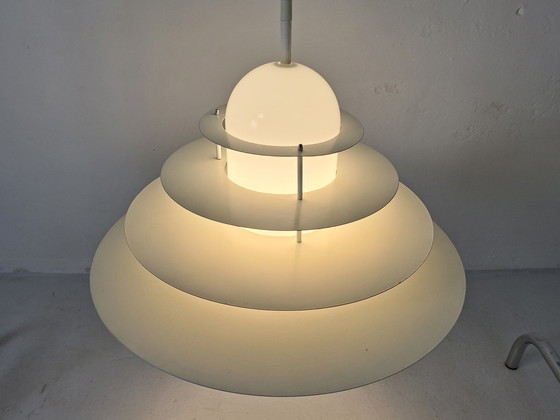 Image 1 of Lámpara colgante Raak modelo B-1017 en blanco de Andre Rotte, 1982