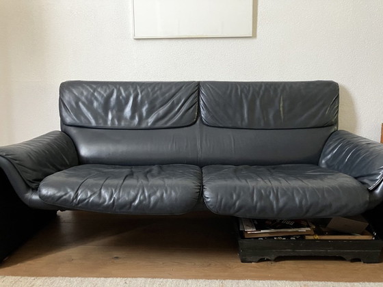 2 X De Sede 2011 Leather Sofas Dark Blue 2.5 Seater – 2 seaters (photo 4 of 5)
