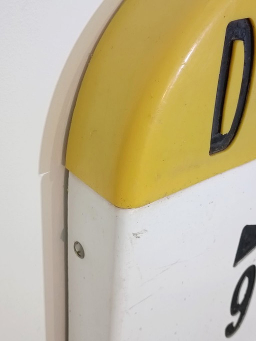 Segnale chilometrico originale francese, anni '90