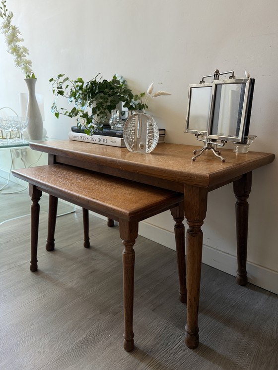 Image 1 of Set of 2 vintage side tables Mimi set