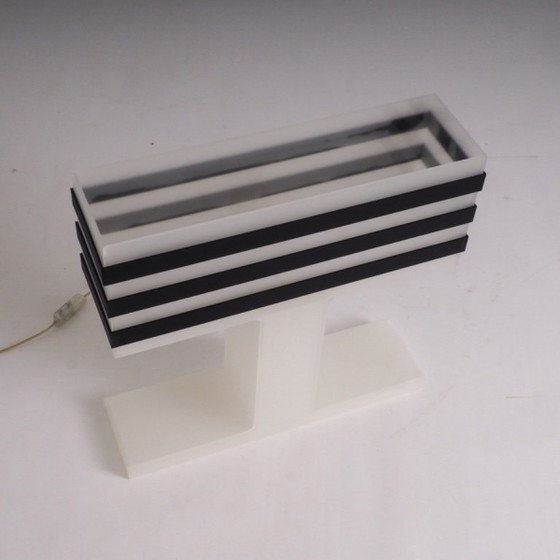 Image 1 of Modernist Plexiglas Table Lamp