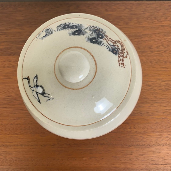 Image 1 of Barattolo di zenzero giapponese dipinto a mano, 1970