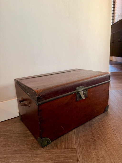 Authentieke houten kist | min. 70 jaar oud