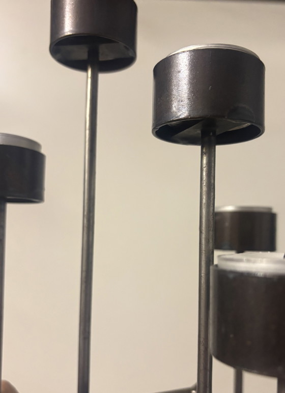Image 1 of Vintage Scandinavian design Tommy Larsen Design candlestick from Denmark metal