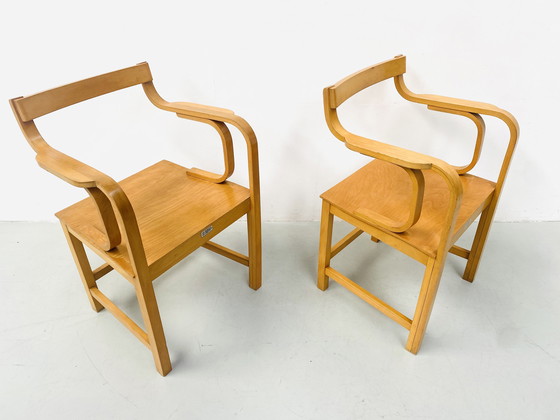 Image 1 of Sperrholzsessel aus Buche von Enraf Nonius Delft, 1970er