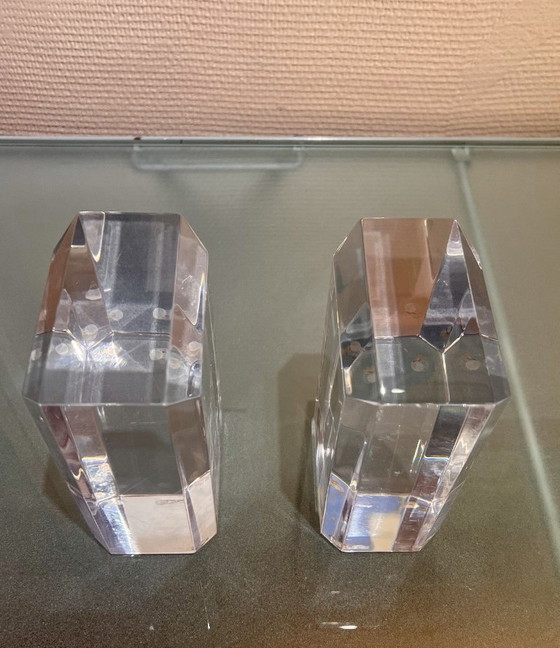 RITTS Bookends, astrolite lucite, 1970s – Decorative Objects, Plexiglass (photo 2 of 5)