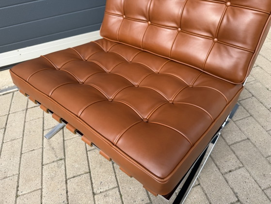 Knoll Barcelona Relax Sessel Mies Van Der Rohe Cognac Venezia Leder In Neuwertigem Zustand!! – Leather (photo 9 of 14)