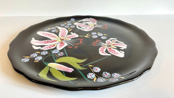 Image 1 of Longwy Flower Platter van VALENTI