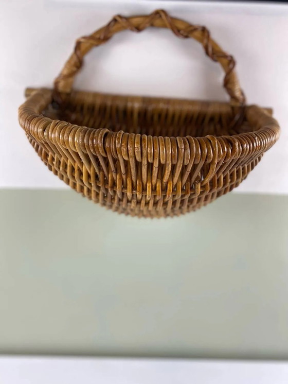 Panier mural en osier – Objets déco, Wicker, Rattan (photo 9 of 13)