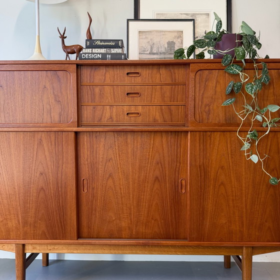 Buffet vintage, danois (avec bar) – Højslev Møbelfabrik Aalborg, Bois (photo 3 of 15)