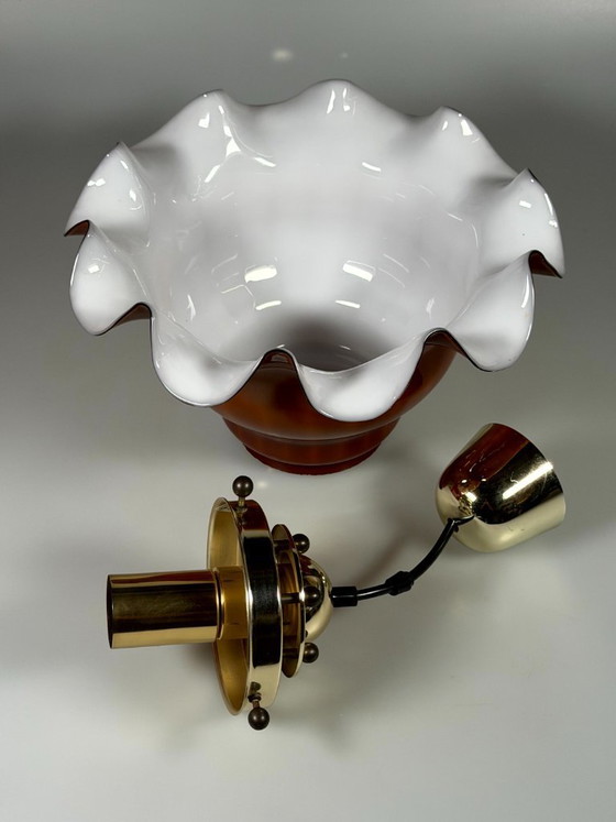 Image 1 of 60er 70er Jahre Peill & Putzler Germany Deckenlampe Glas Space Age Design