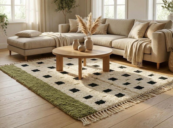 Alfombra bereber marroquí Atlas tejida a mano, 2/3 m – Ahrend, Wool (photo 7 of 7)