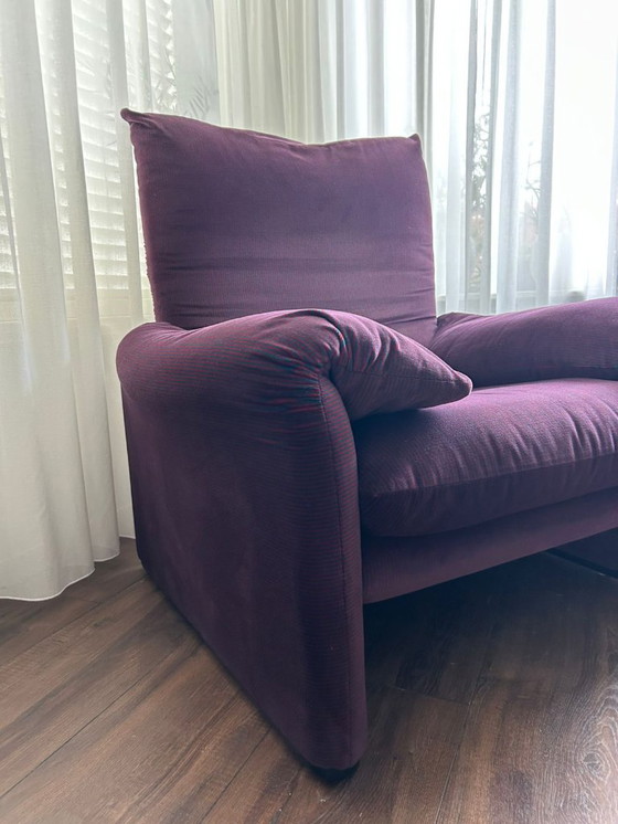 Image 1 of Cassina Maralunga 3-seater sofa + armchair