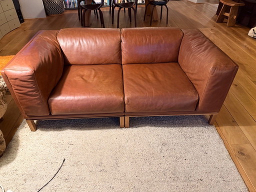 Bolia 2-seater leather sofa