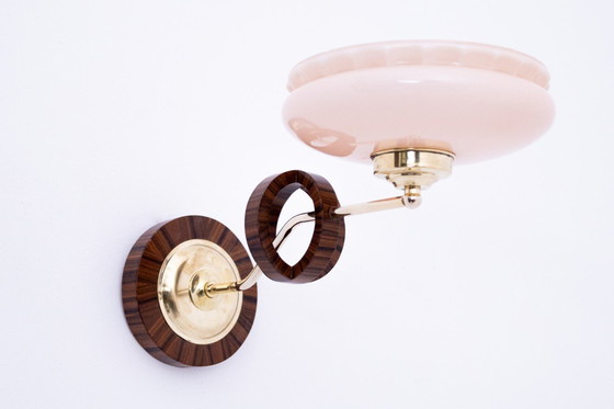 Image 1 of Lampade da parete Art Déco, anni '50, Polonia