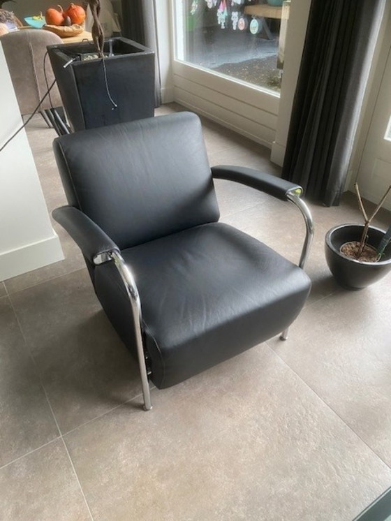 Image 1 of 1x Sillón Leolux Scylla con respaldo bajo