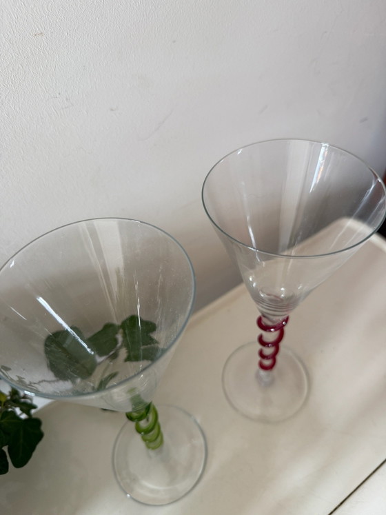 Set mit 2 Champagnerflöten, Gläser & Karaffe, Glas, Transparent (Foto 4 von 6)