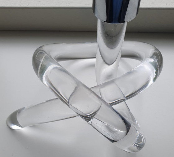 Image 1 of Candlestick 'pretzel' by Dorothy C. Thorpe