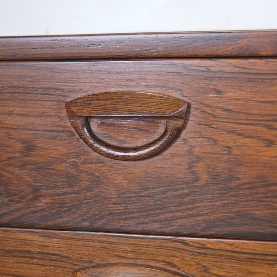Kai Kristiansen vintage 60s Danish Rosewood Chest of drawers, FM Møbler, Brown (photo 8 of 20)
