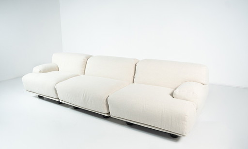 Mid Century Modular Fiandra Sofa By Vico Magistretti, Cassina, Italy,1970S