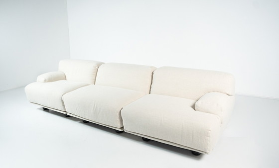 Image 1 of Mid Century Modular Fiandra Sofa By Vico Magistretti, Cassina, Italy,1970S