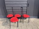 4x Cattelan Italy eetkamerstoelen 