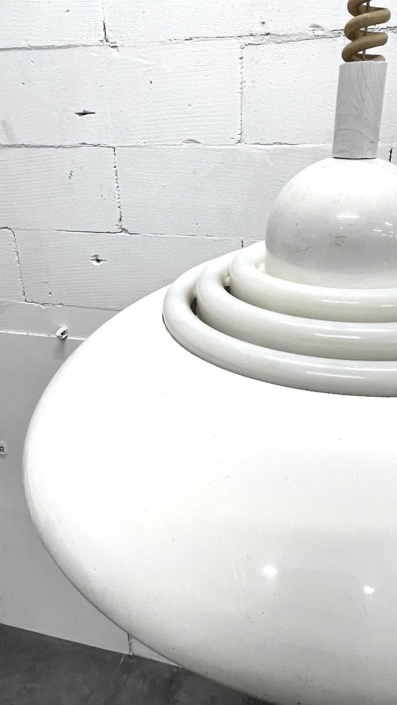 Image 1 of Lampada a sospensione UFO Knud Kristensen degli anni '70 dal design vintage danese