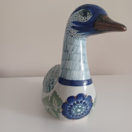 Image 1 of Erandi Tonala. Messico. Annata 1960. Anatra dipinta a mano.