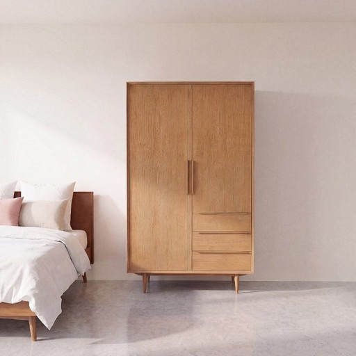 Maisons du Monde Armadio in legno con cassetti