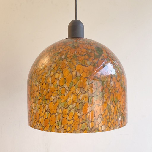 Peill And Putzler Colored Glass Pendant Lamp