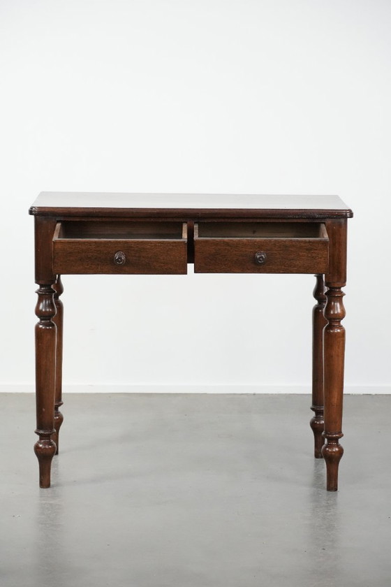 Image 1 of Beautiful, subtle antique English hallway cabinet/side table from the late 19th century