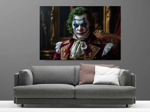 Foto auf Plexiglas oder Aluminium gedruckt / Limitierte Auflage / Signiert / Der Joker / Dekorativer Rahmen